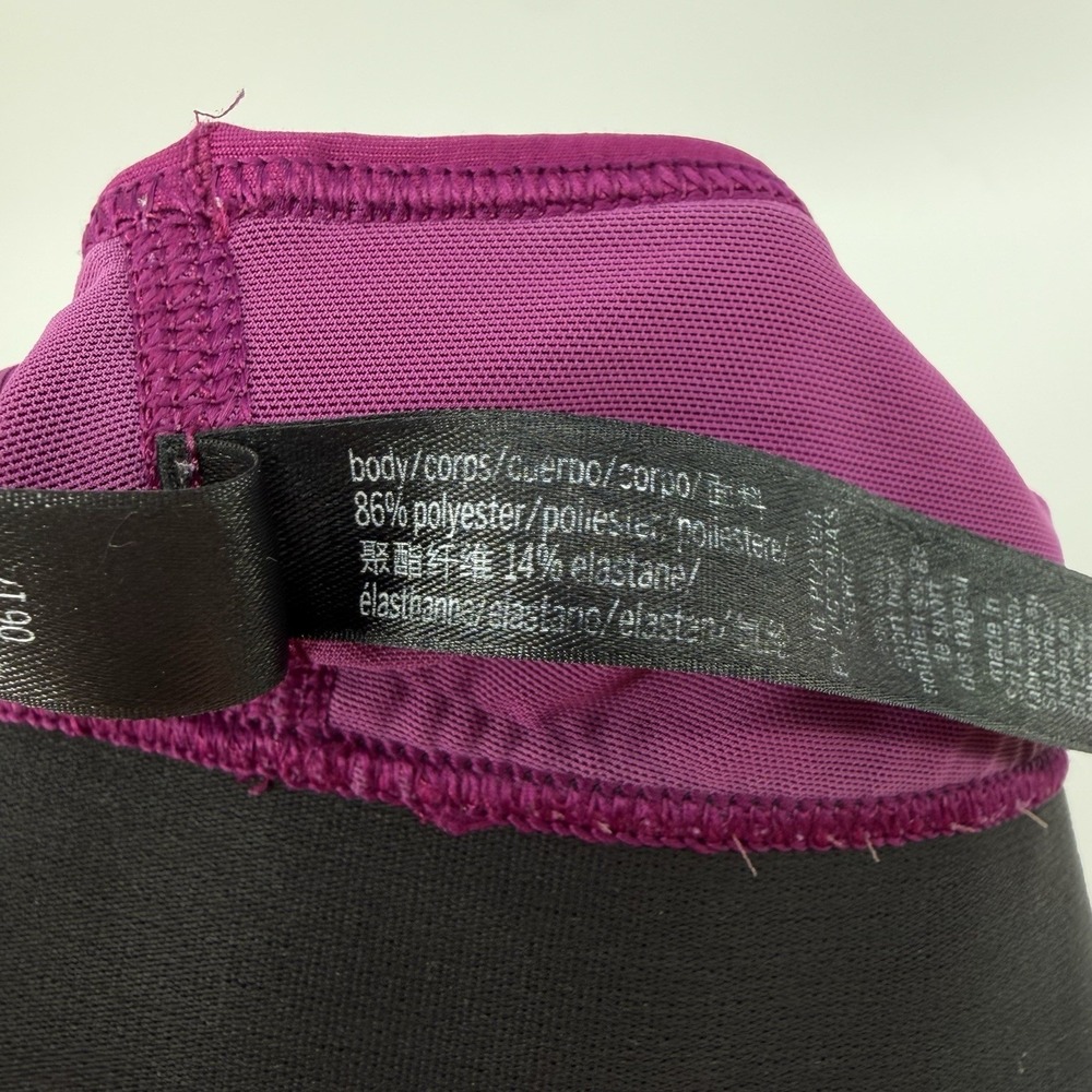 Victoria Sport Racerback Sports Bra Pink Purple Logo Medium Support Size S - Picture 4 of 7